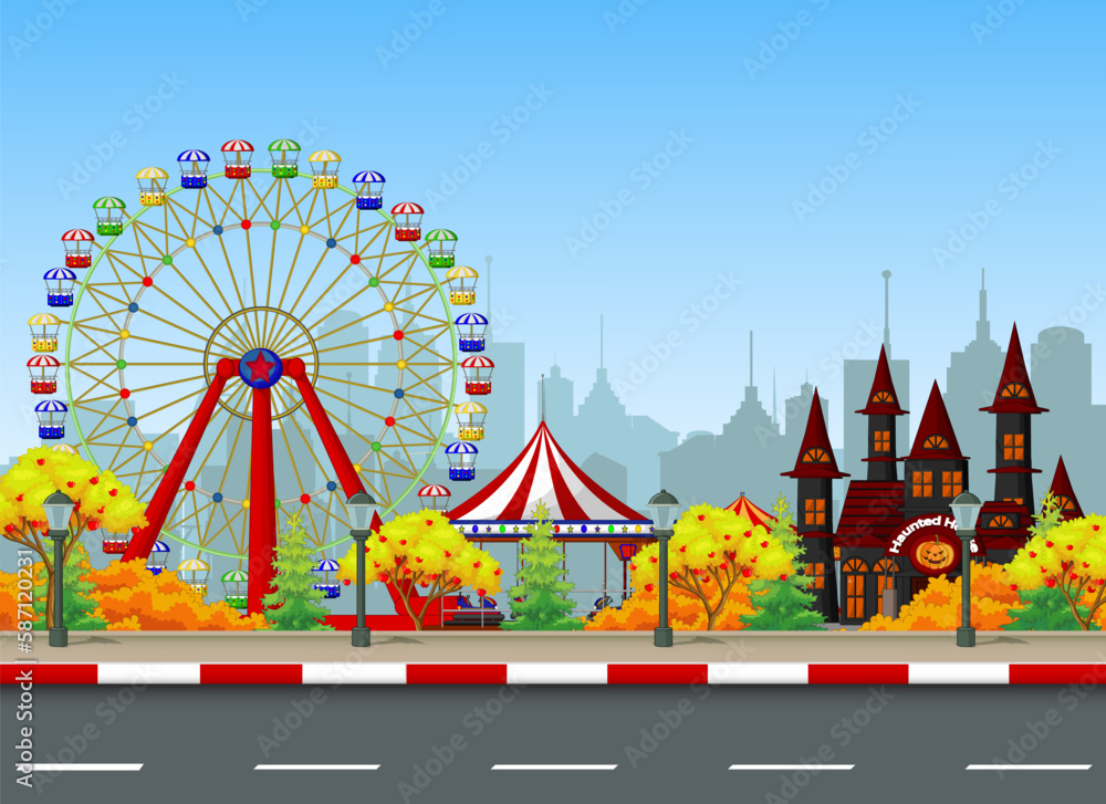 comedy carousel illustration comedy carousel illustration