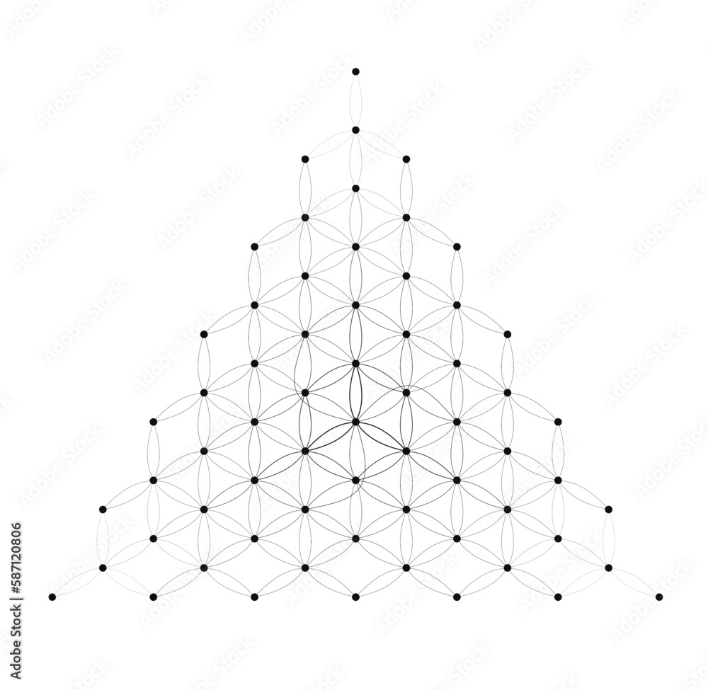 Fototapeta premium Geometric triangle