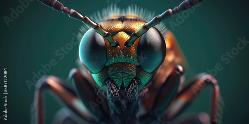 amazing macro photography of a insect, close up © Fernando