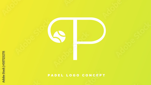 Padel logo concept