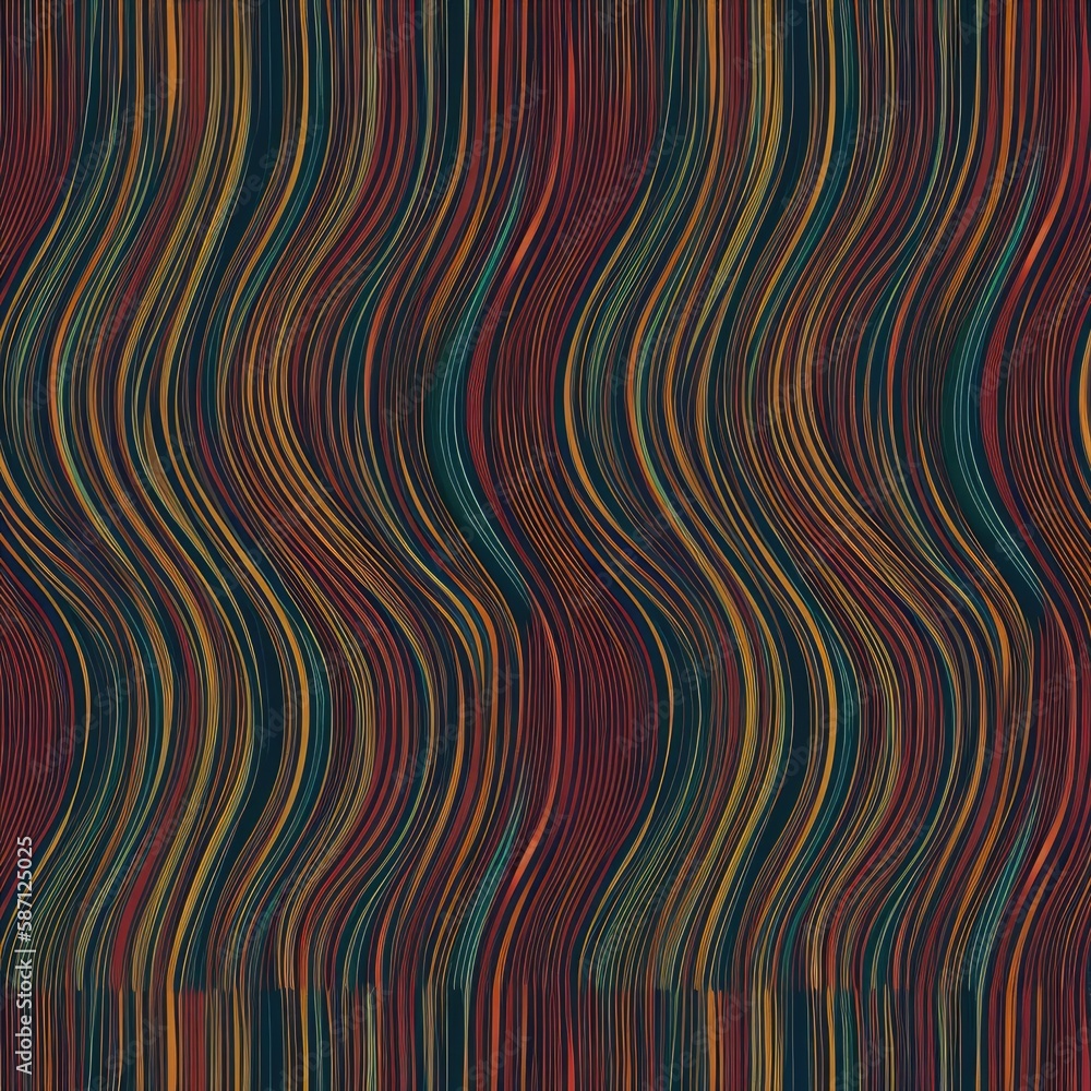 Striped pattern Generative Ai