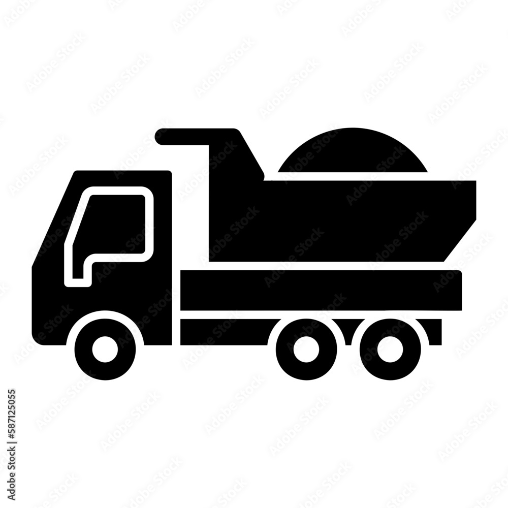 dumper truck icon