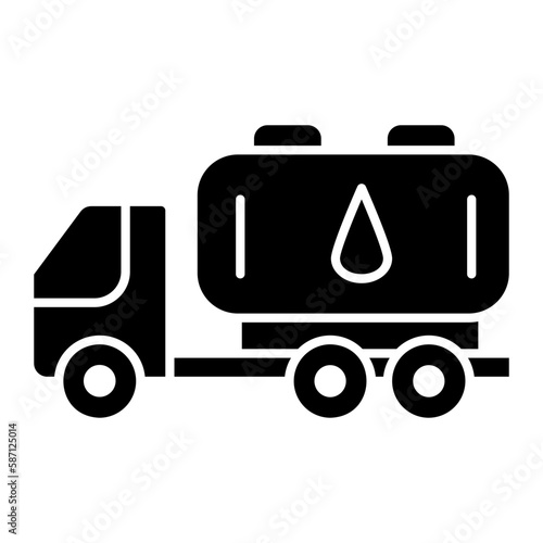 gas truck icon
