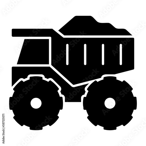dumper truck icon