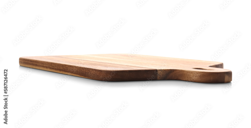 New cutting board isolated on white background New cutting board isolated on white background