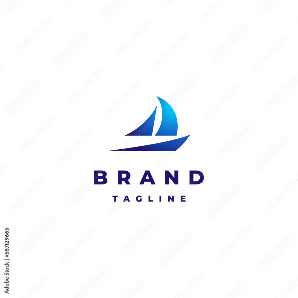 Iconic Fast Boat Logo Design. Simple Fast Boat Icon Logo Design. Iconic Fast Boat Logo Design. Simple Fast Boat Icon Logo Design.