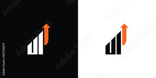 Unique and modern Up logo design 8