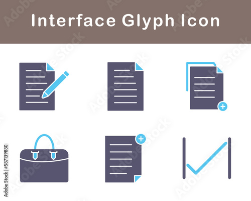 Interface Vector Icon Set