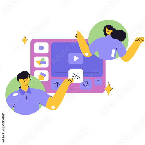 Content Creator - edit their video