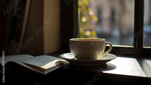 enjoy a coffee and read or write a book with a view of the nature