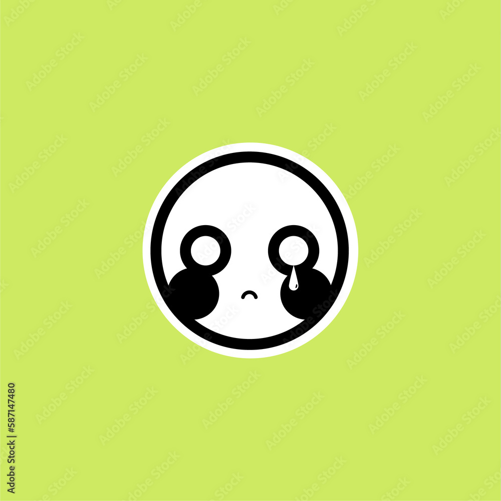 Ilustraciones de caras estilo iconos hecas a partir de formas simples Ilustraciones de caras estilo iconos hecas a partir de formas simples