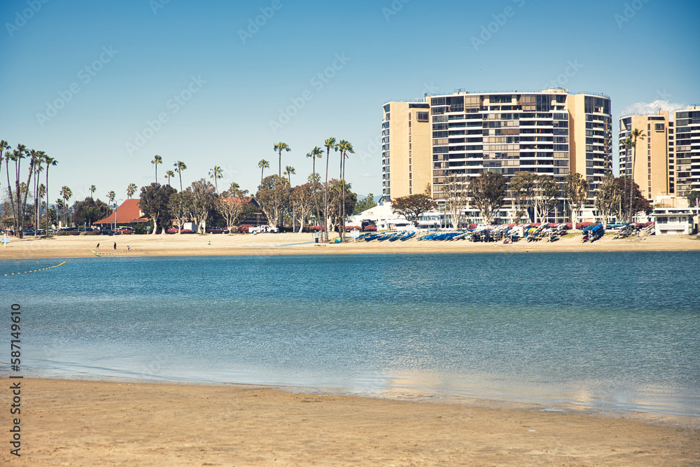 Naklejka premium the beach of Venice Beach, CA