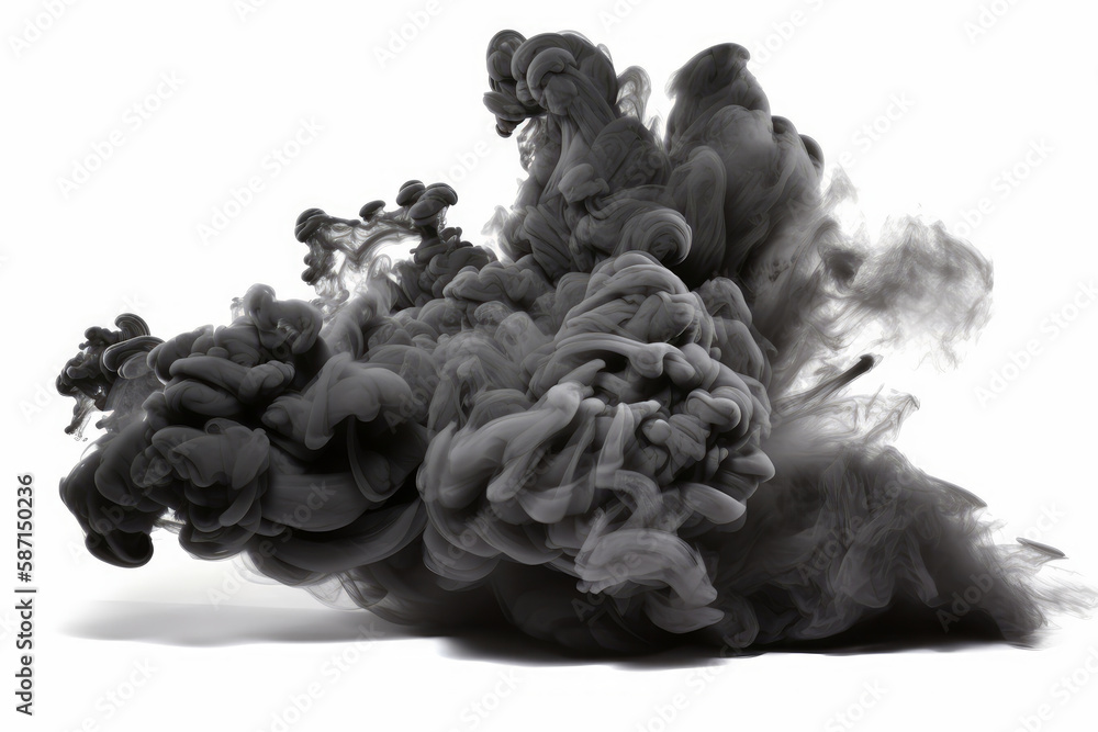 abstract smoke. generative ai abstract smoke. generative ai