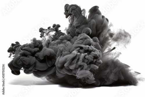 abstract smoke. generative ai
