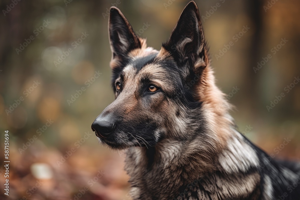 German Sheepdog. Generative AI German Sheepdog. Generative AI