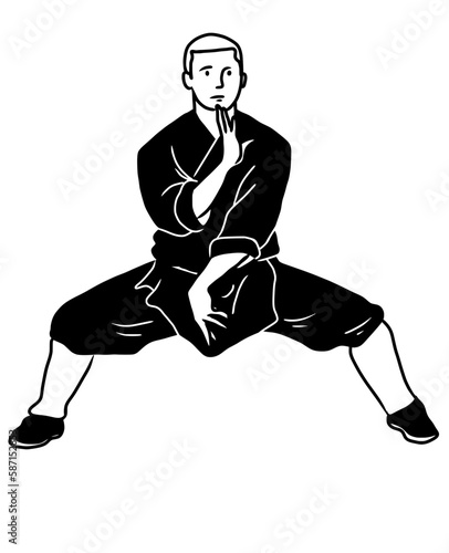 Kung Fu Shaolin Martial Art in Perform 