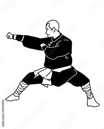 Kung Fu Shaolin Martial Art in Perform 
