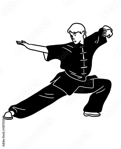 Kung Fu Shaolin Martial Art in Perform 