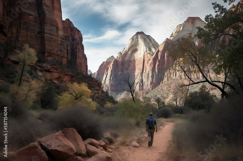 Walking Zion National Park