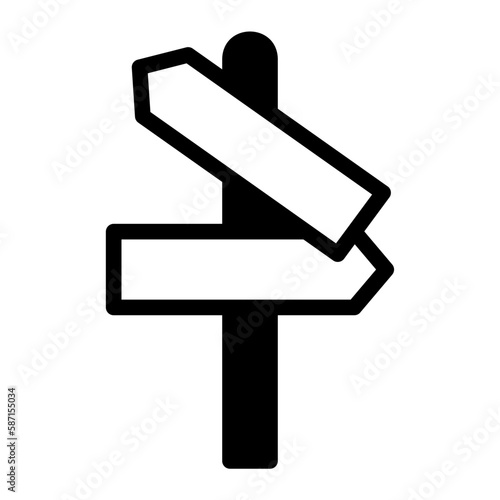 sign glyph icon