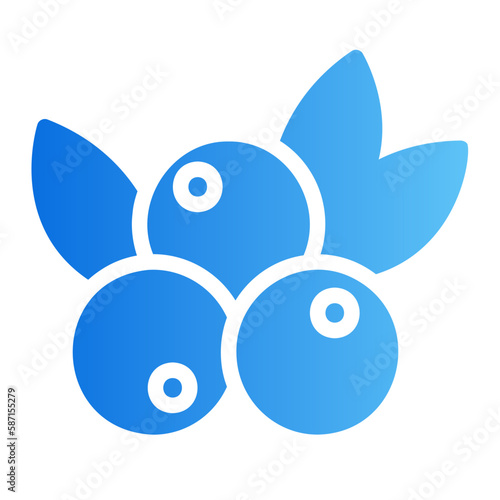 berries gradient icon