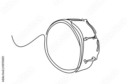 music drum traditional instrument line art