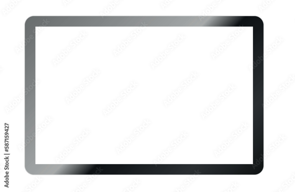 a modern tablet ipad drawn vector a modern tablet ipad drawn vector