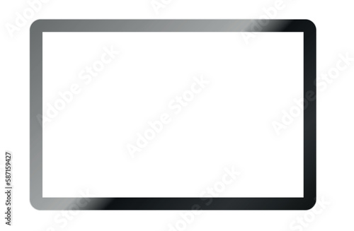 a modern tablet  ipad drawn vector