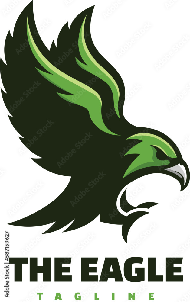 Fototapeta premium eagle mascot logo