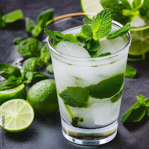 mojito cocktail with mint