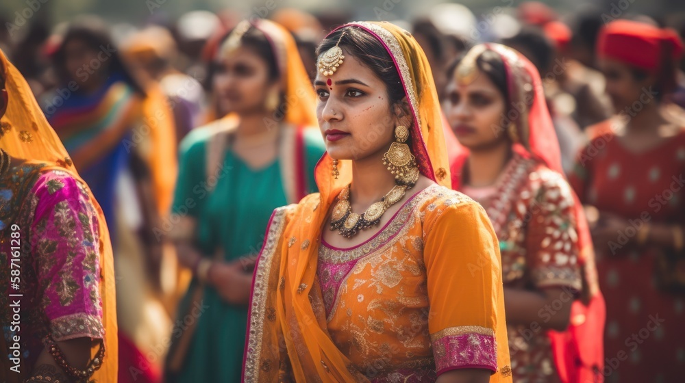Cultural Heritage and Joyful Traditions: India's Vaisakhi Celebration, generative ai