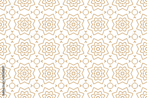 Seamless pattern in islamic style. Vector ornament use for ramadan wallpaper and background.