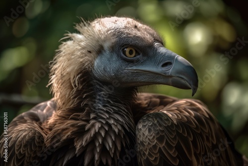 vulture is a large bird animal. Generative AI