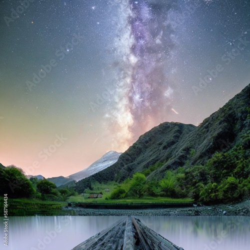 Milky Way at Oahu island 