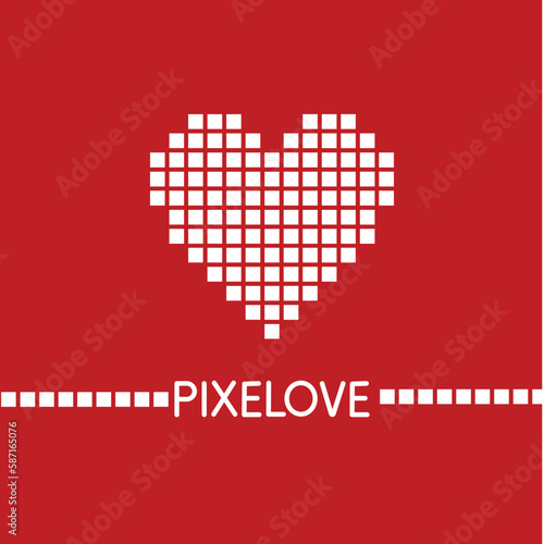 Pixel heart