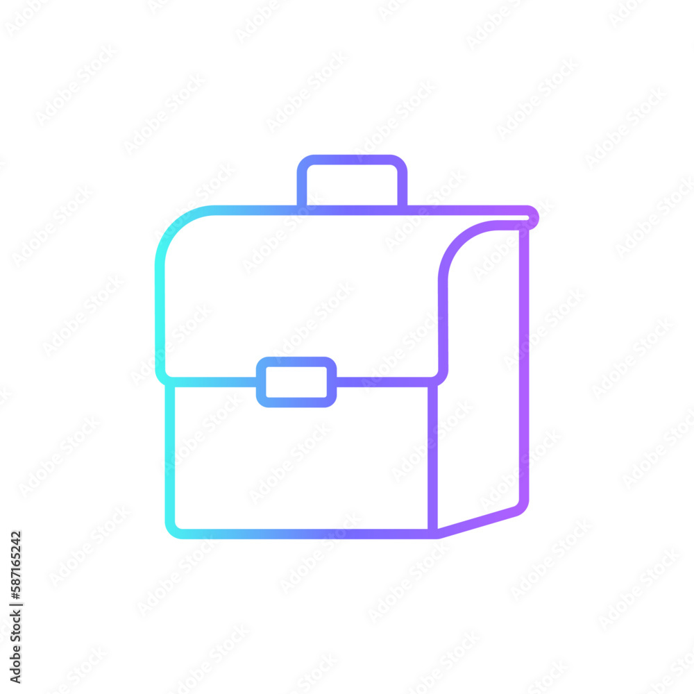 Work bag Business icon with blue duotone style. case, suitcase, briefcase, office, document, baggage, professional. Vector illustration Work bag Business icon with blue duotone style. case, suitcase, briefcase, office, document, baggage, professional. Vector illustration