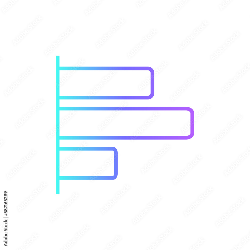 Bar chart Business icon with blue duotone style. graph, arrow, data, bar, growth, graphic, report. Vector illustration Bar chart Business icon with blue duotone style. graph, arrow, data, bar, growth, graphic, report. Vector illustration
