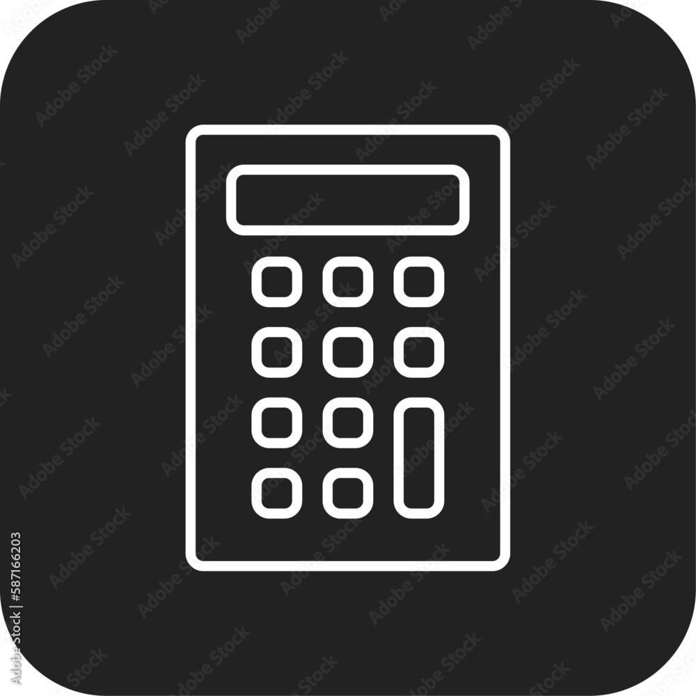 Calculator Business icon with black filled line style. accounting, financial, money, calculation, mathematics, digital, technology. Vector illustration Calculator Business icon with black filled line style. accounting, financial, money, calculation, mathematics, digital, technology. Vector illustration