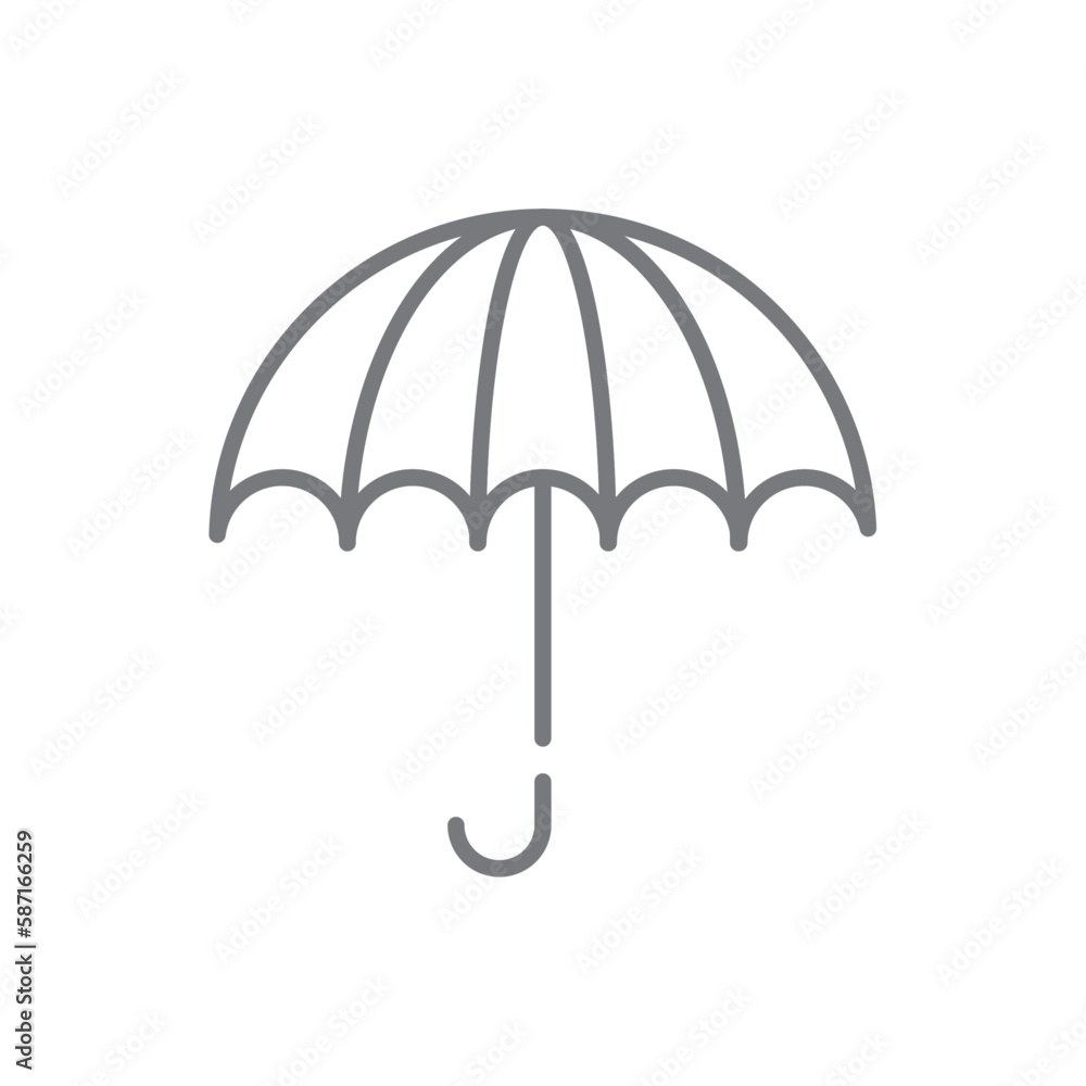 Insurance Business icon with black outline style. health, protection, care, safety, service, umbrella, secure. Vector illustration Insurance Business icon with black outline style. health, protection, care, safety, service, umbrella, secure. Vector illustration
