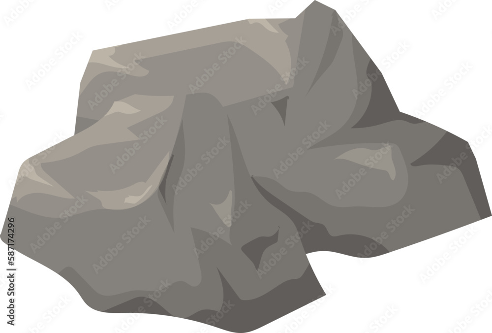 Naklejka premium Rock Illustration Element