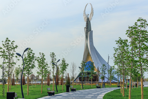 Building in New Uzbekistan park, Tashkent city. photo