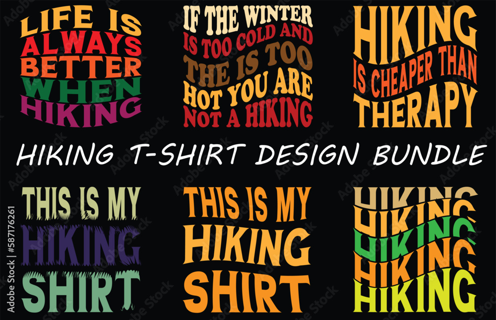 Hiking t shirt design , Hiking t shirt design bundle , T shirt design bundle ,vintage t-shirt design ideas,