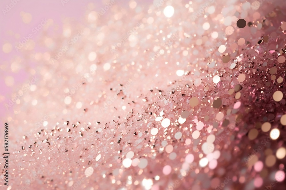 Pink lights background texture abstract Christmas decoration. Beautiful bright winter sparkle bokeh, 3d rendering of Generative Ai. Pink lights background texture abstract Christmas decoration. Beautiful bright winter sparkle bokeh, 3d rendering of Generative Ai.