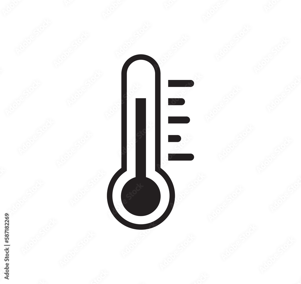 Thermometer icon. Thermometer vector icon. Thermometer icon. Thermometer vector icon.