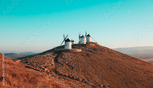 Molinos de consuegra - Consuegra Windmills in Spain,  Castile and Leon photo