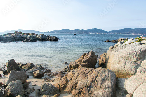 La playa de Samil at Vigo, Galicia  © Cavan