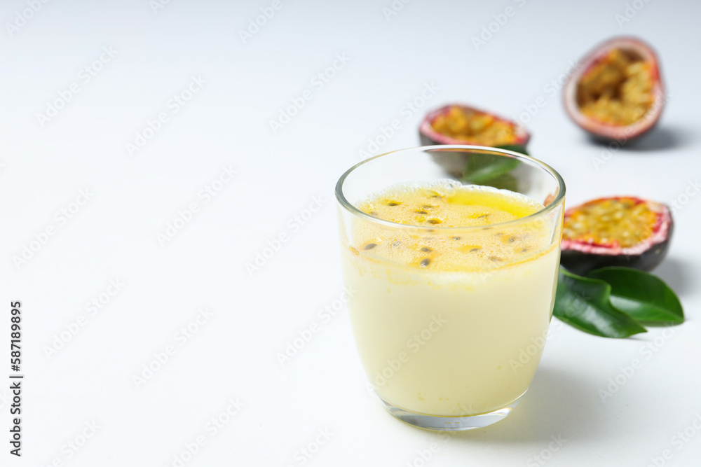 Concept of delicious food - Passion fruit mousse Concept of delicious food - Passion fruit mousse