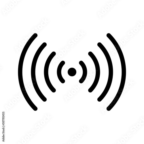 Outline Icon signal,rfid,shapes and symbols,wifi signal,reception
