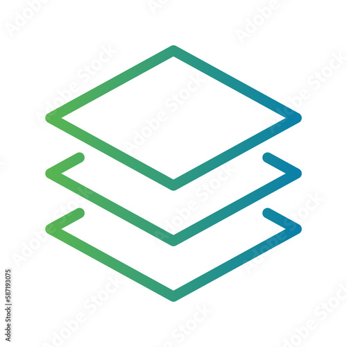 Line Gradient Icon layers,edit tools,graphic tool,graphics editor,graphic design