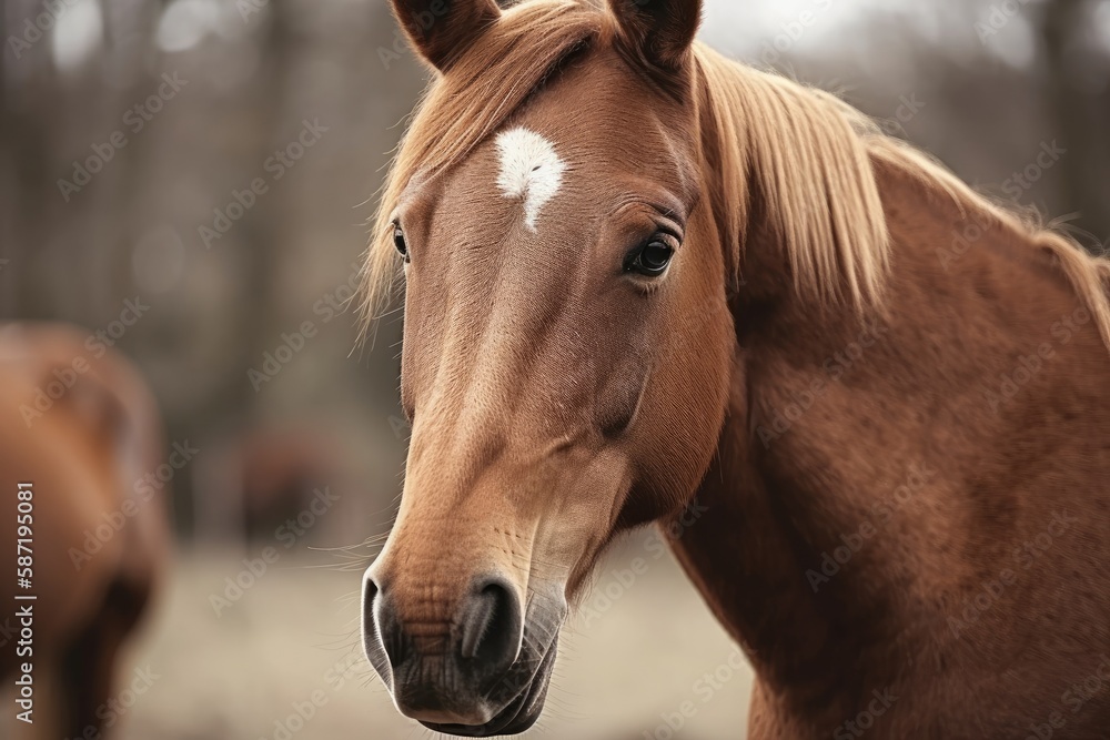 Obraz premium Horse. Generative AI